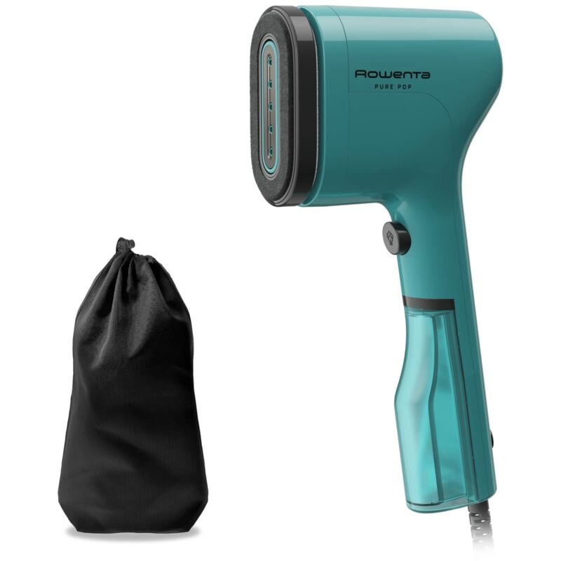 foto del prodotto rowenta dr2024 pure pop, ferro da stiro verticale portatile a vapore, utile per stirare e igienizzare i tuoi capi, con sistema reversibile,