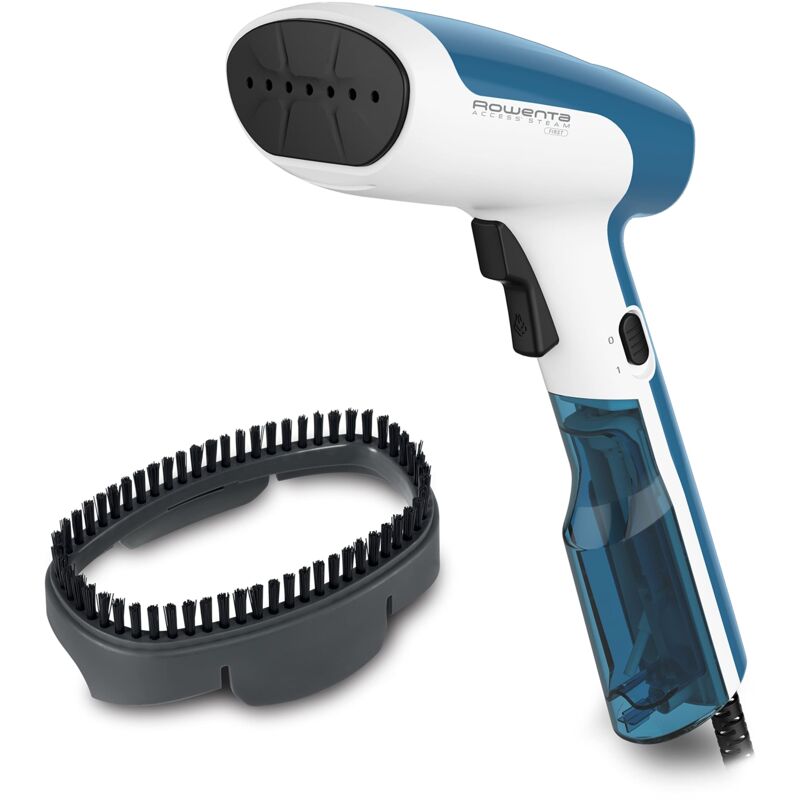 foto del prodotto rowenta dr6130 access steam first, ferro da stiro verticale per stirare, rinfrescare, igienizzare, con stiratrice verticale a vapore sanificante,