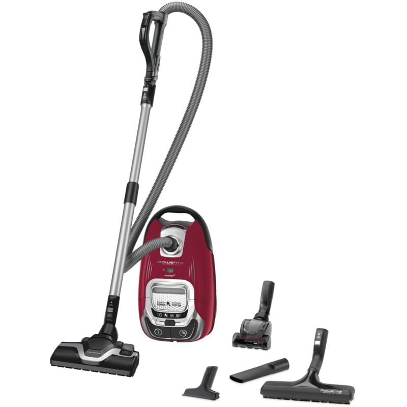 foto del prodotto rowenta silence force ro7473ea aspirapolvere con sacco silenzioso, performante, capacit 4,5 l, accessori per i peli di animali e per la casa