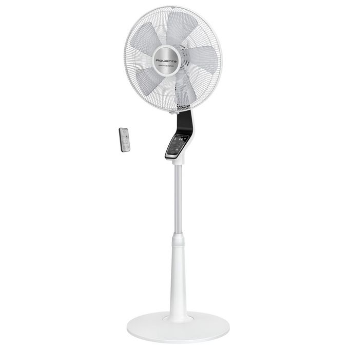 foto del prodotto rowenta ventilatore a piantana turbo silence extreme vu5690f0 nero bianco per una freschezza ottimale e silenziosa in casa