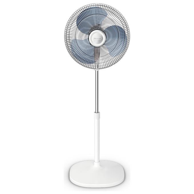 foto del prodotto rowenta vu4410 essential ventilatore a piantana regolabile 55 w con 3 velocita e altezza di 130 cm in colore bianco