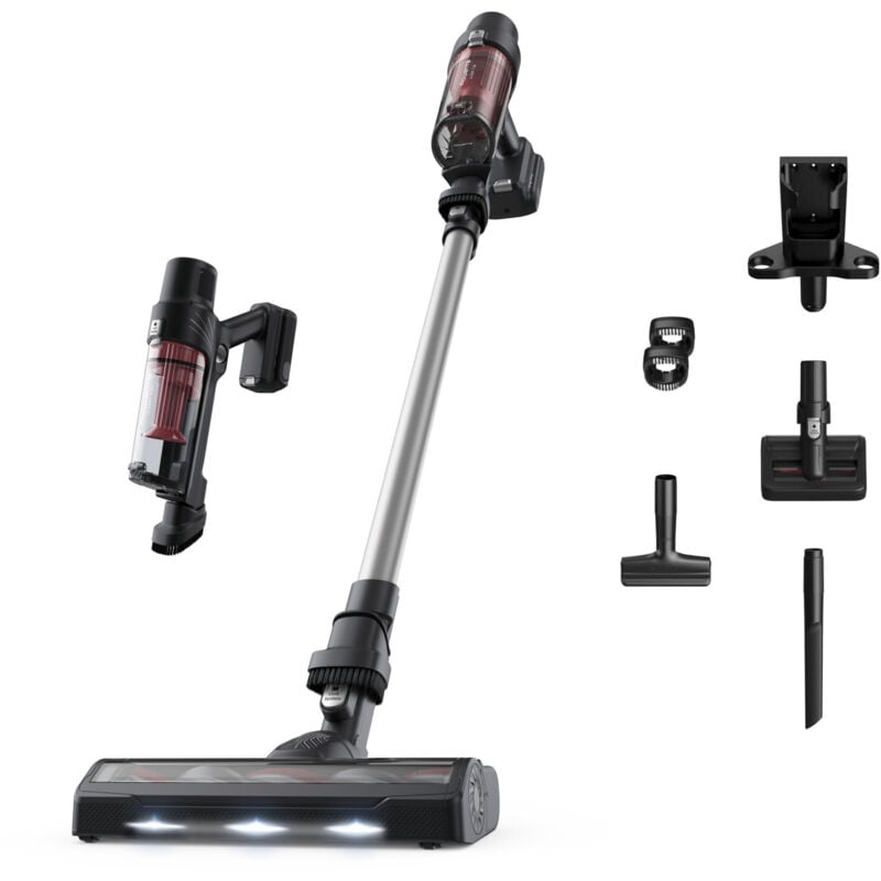 foto del prodotto rowenta x pert 7.60 rh6a71 aspirapolvere a bastone 2in1 senza sacchetto rosso 45min