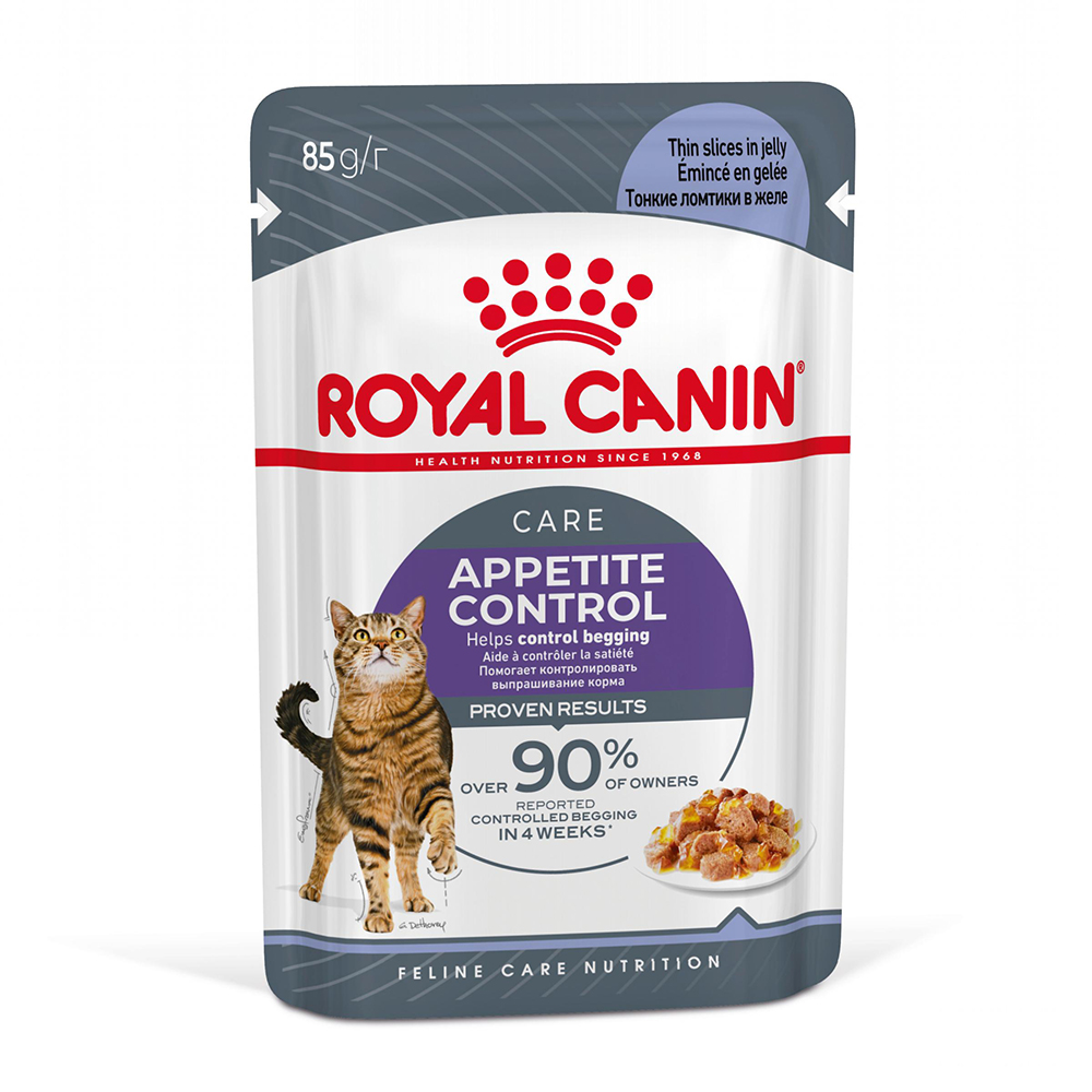 foto del prodotto royal canin appetite control care umido in gelatina per gatti 12 x 85 g