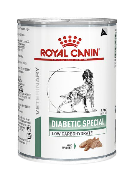 foto del prodotto royal canin cane diabetic special low carbohydrate 410 gr