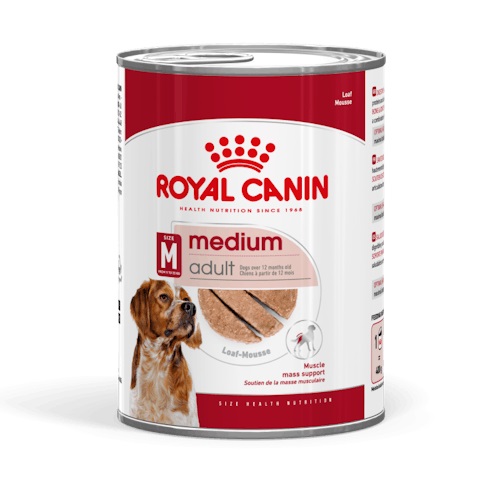 foto del prodotto royal canin cane medium adulto lattina 410 gr