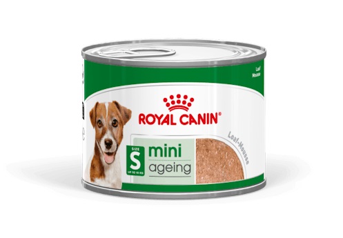 foto del prodotto royal canin cane mini ageing lattina 195 gr