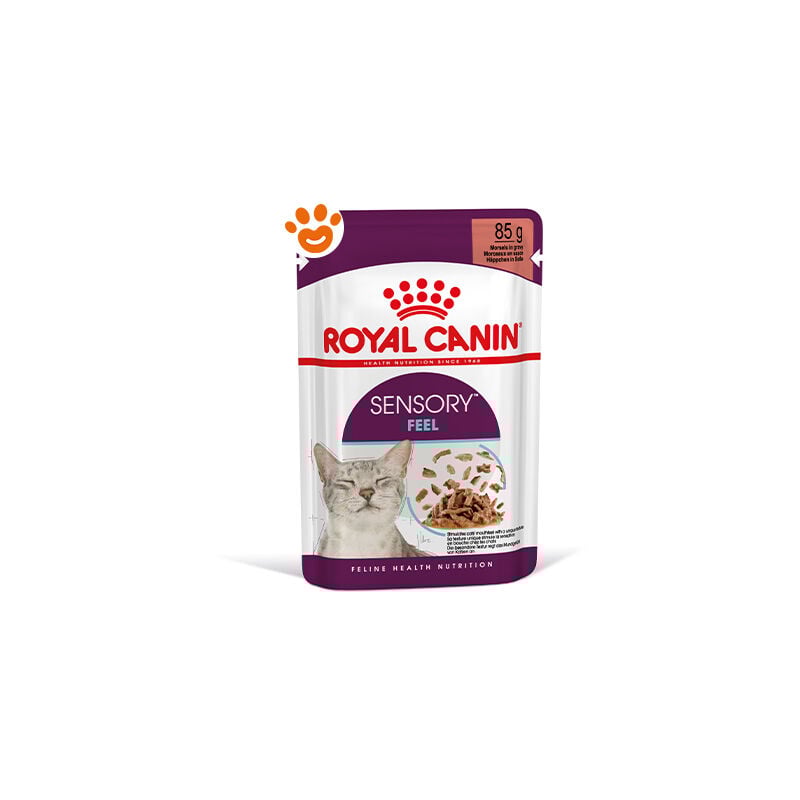 foto del prodotto royal canin cat sensory feel in salsa royal canin cat sensory feel in salsa bustina da 85 gr