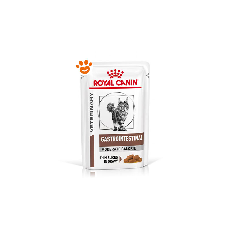 foto del prodotto royal canin cat veterinary diet gastrointestinal moderate calorie cat veterinary diet gastrointestinal moderate calorie bustina da 85 gr