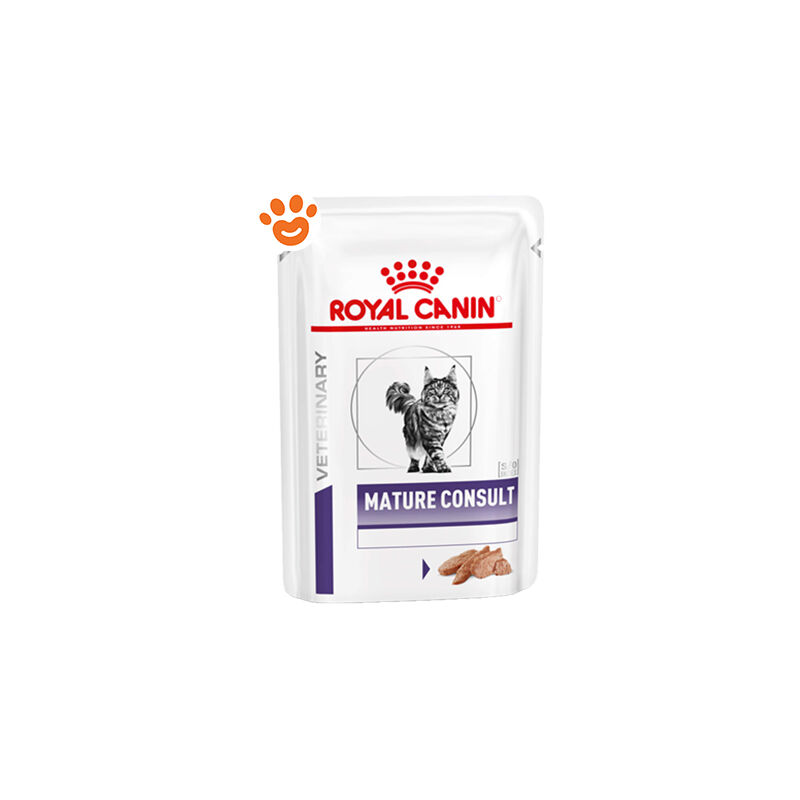foto del prodotto royal canin cat veterinary diet mature consult cat veterinary diet mature consult bustina da 85 gr