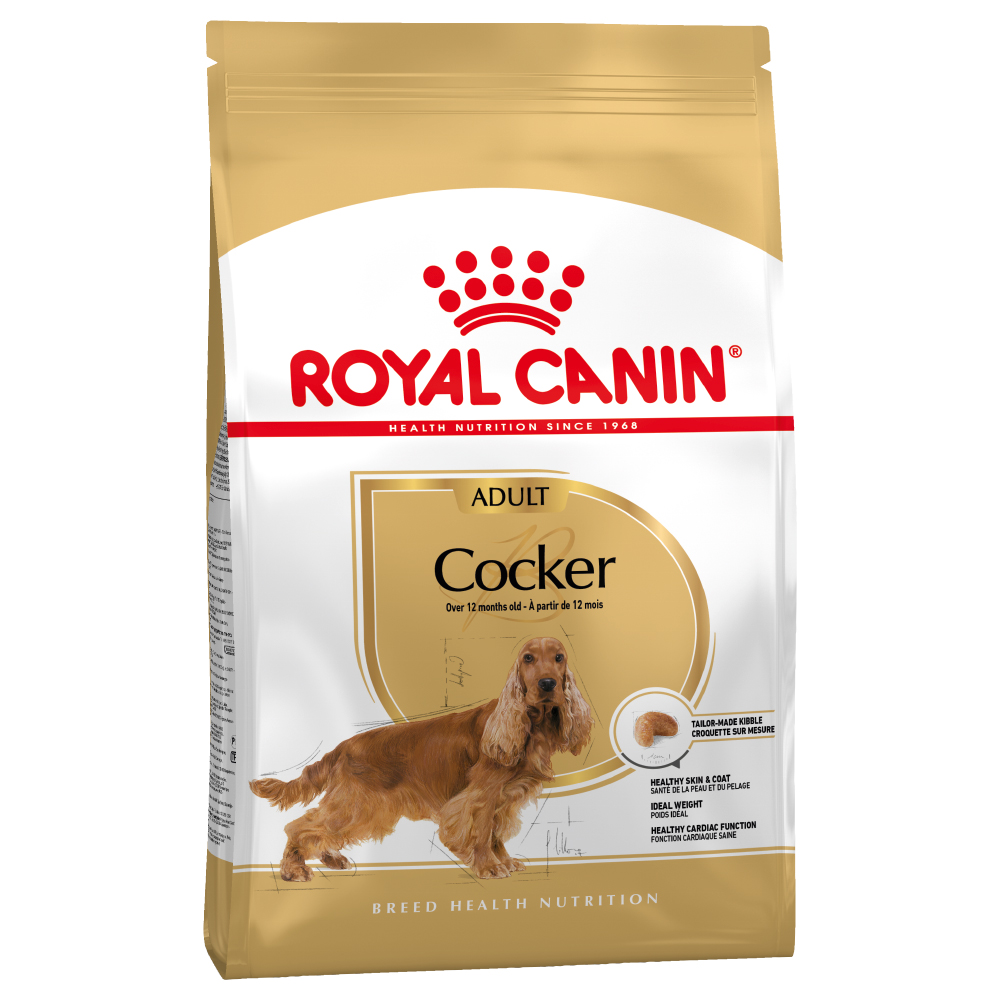 foto del prodotto royal canin cocker adult crocchette per cane - set 2 x 12 kg