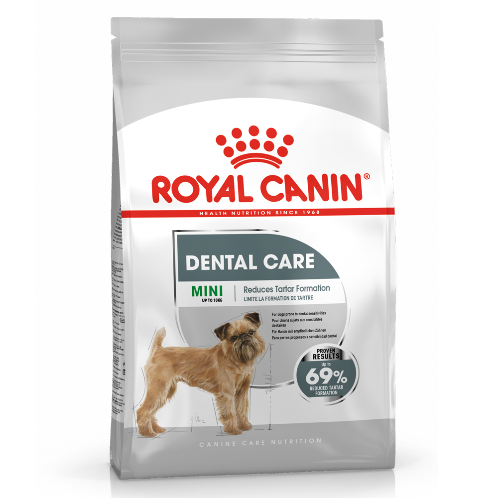 foto del prodotto royal canin dental care mini crocchette per cane 8 kg
