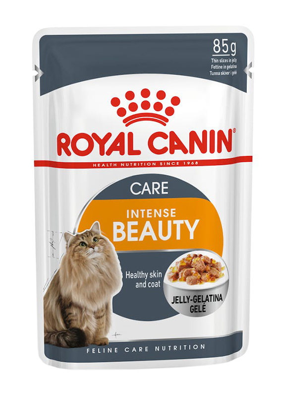foto del prodotto royal canin gatto hair amp skin busta in jelly 85 gr