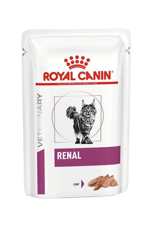 foto del prodotto royal canin gatto renal pollo busta in pate 039 cf. 12x85 gr