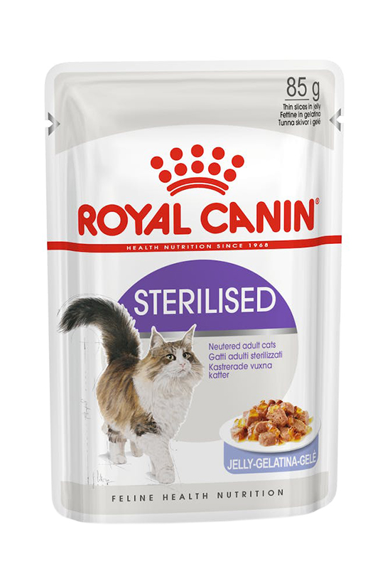 foto del prodotto royal canin gatto sterilised busta in jelly 85 gr