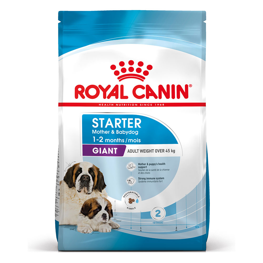 foto del prodotto royal canin giant starter mother babydog crocchette per cane 15 kg