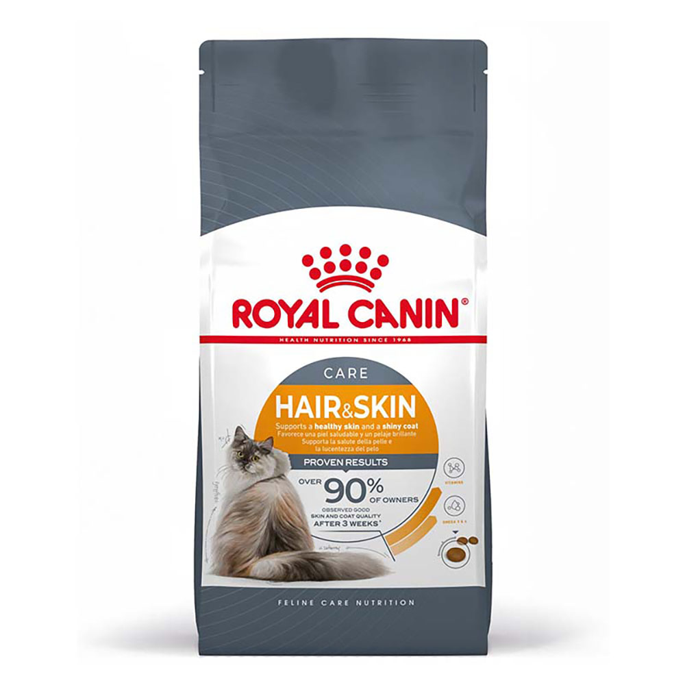foto del prodotto royal canin hair skin care crocchette per gatto 10 kg