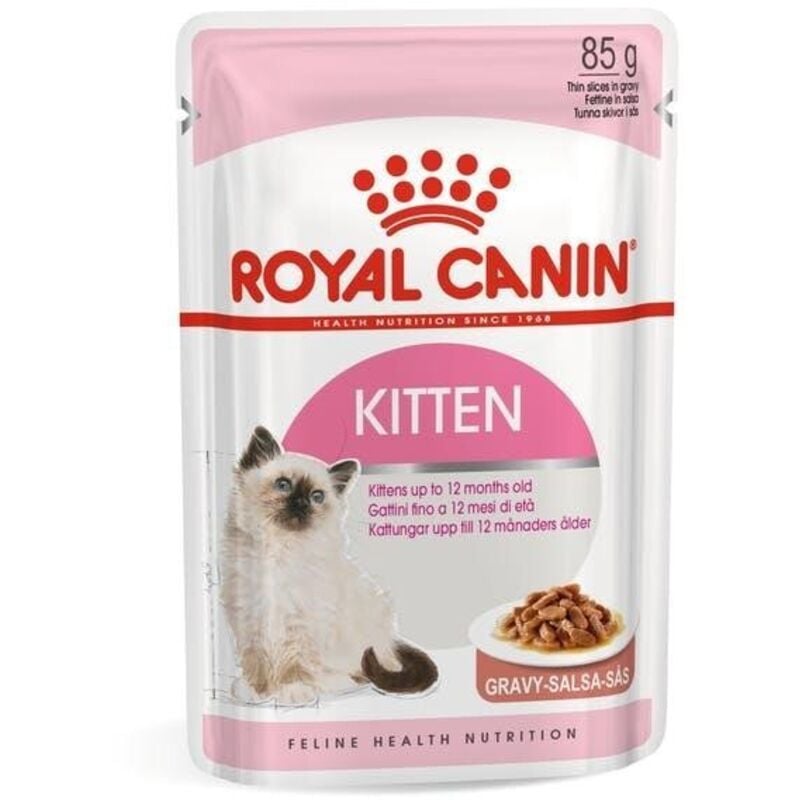 foto del prodotto royal canin - kitten (gelatina) per gattini fino a 12 mesi - 12 buste 85g