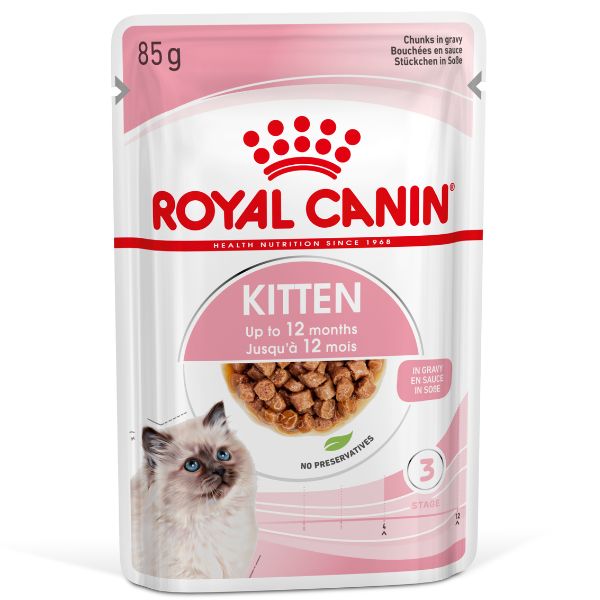 foto del prodotto royal canin kitten gravy cat wet food 85 gr confezione da 12 pezzi cibo umido per gatti 1 ordine scegli lo sconto bzr5 bzr20 200 punti fedelt 