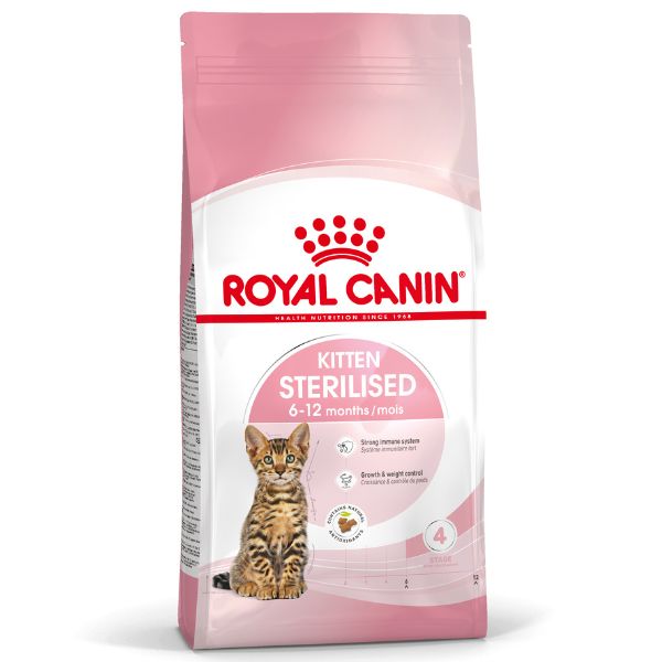 foto del prodotto royal canin kitten sterilised - 2 kg - croccantini per gatti - 1 ordine scegli lo sconto bzr5 bzr20 200 punti fedeltà