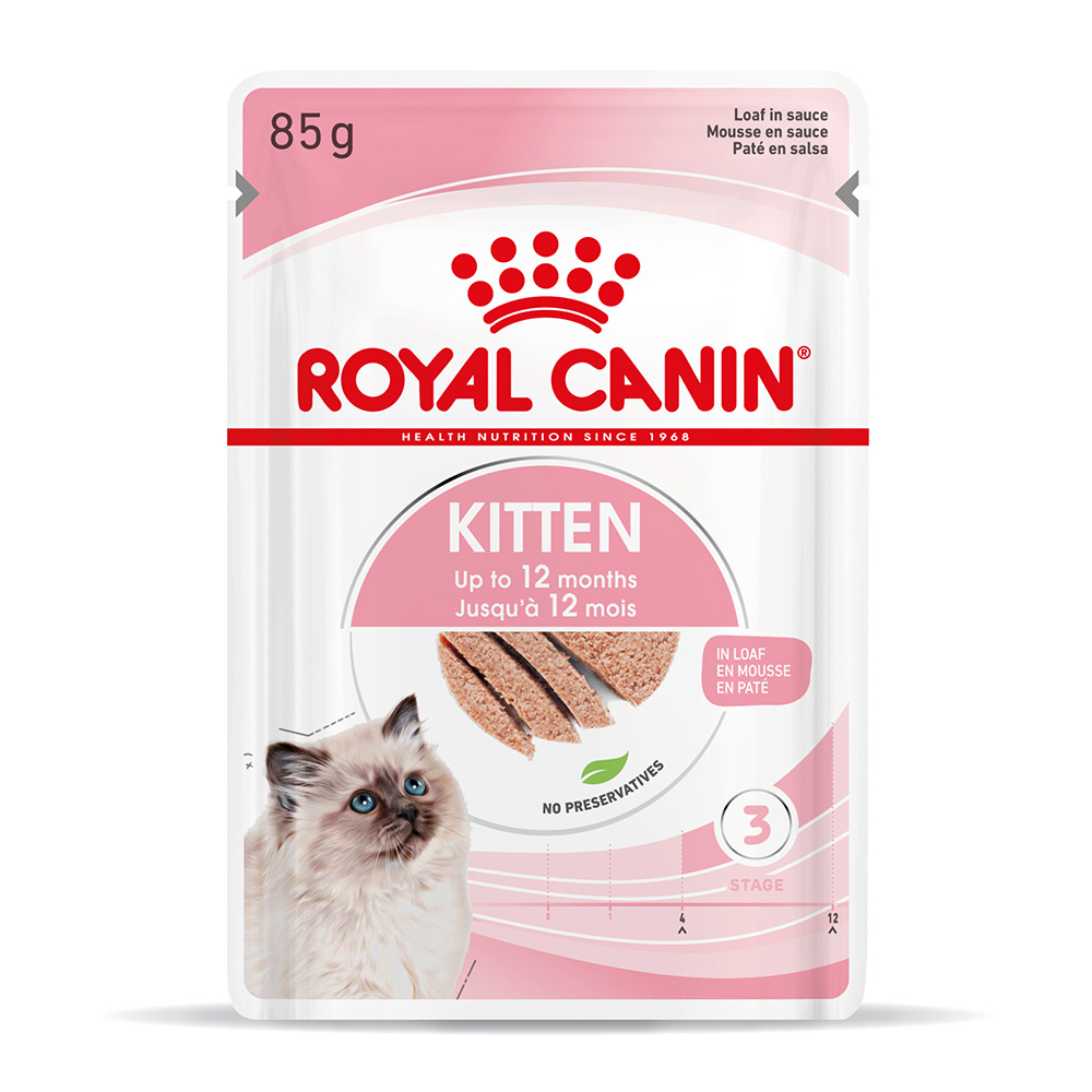 foto del prodotto royal canin kitten umido in mousse per gatti 12 x 85 g
