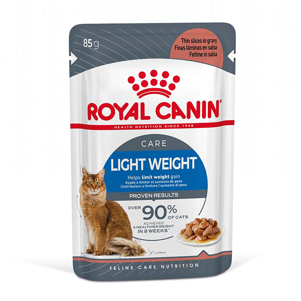 foto del prodotto royal canin light weight care umido in salsa per gatti 12 x 85 g