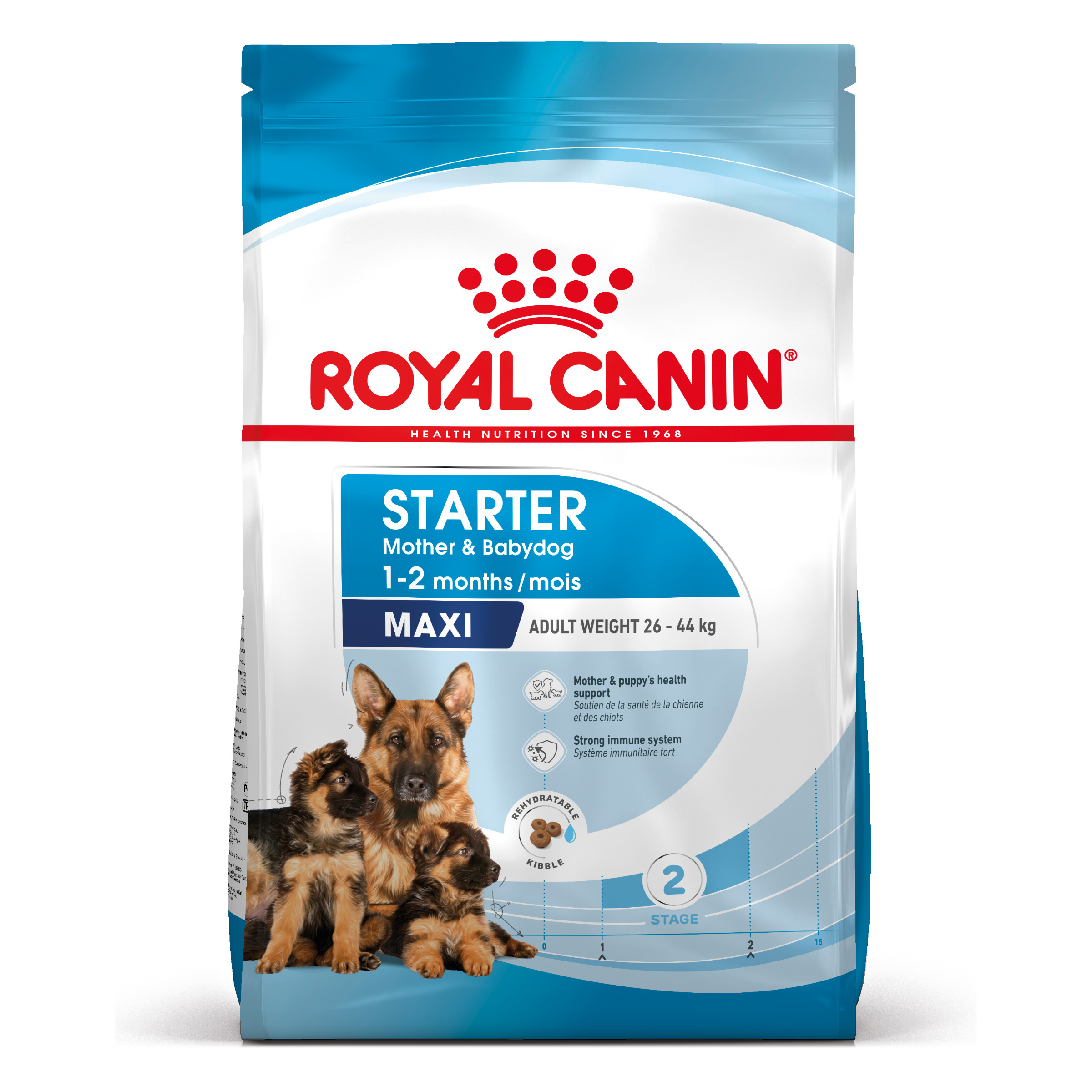 foto del prodotto royal canin maxi starter mother babydog crocchette per cane 15 kg