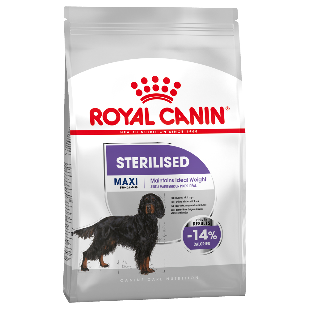 foto del prodotto royal canin maxi sterilised crocchette per cane 12 kg