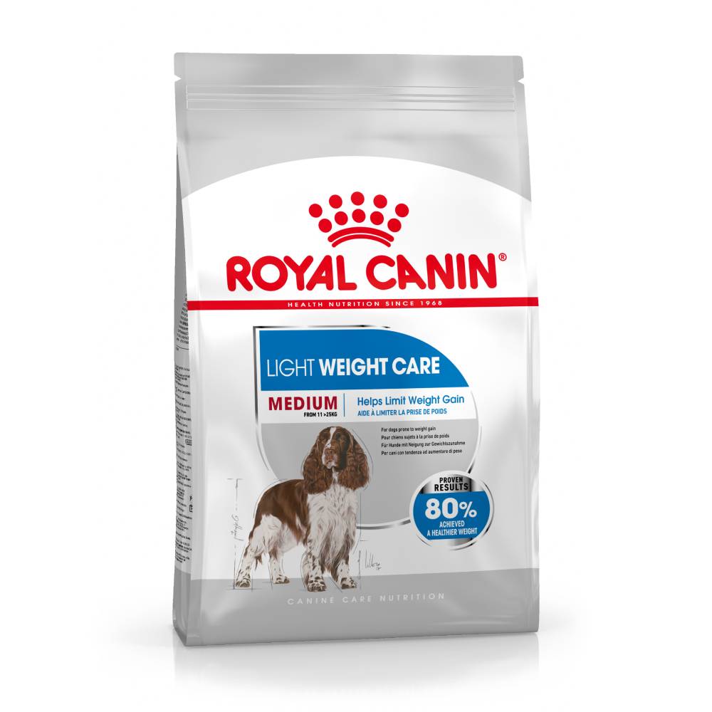 foto del prodotto royal canin medium light weight care crocchette per cane 12 kg