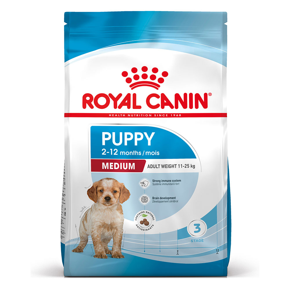 foto del prodotto royal canin medium puppy crocchette per cane 10 kg