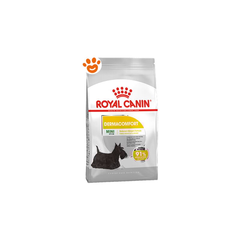 foto del prodotto royal canin mini dermacomfort crocchette per cani 3 kg
