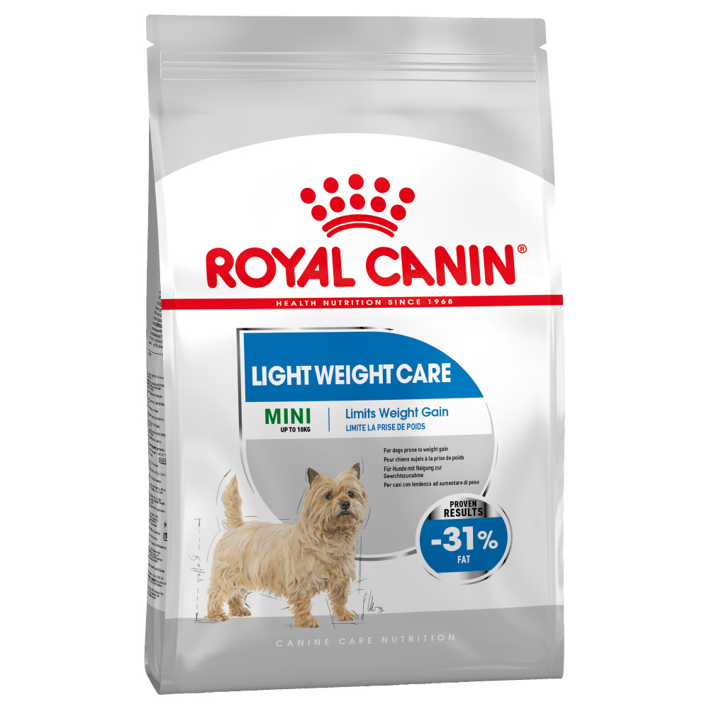 foto del prodotto royal canin mini light weight care crocchette per cane 8 kg