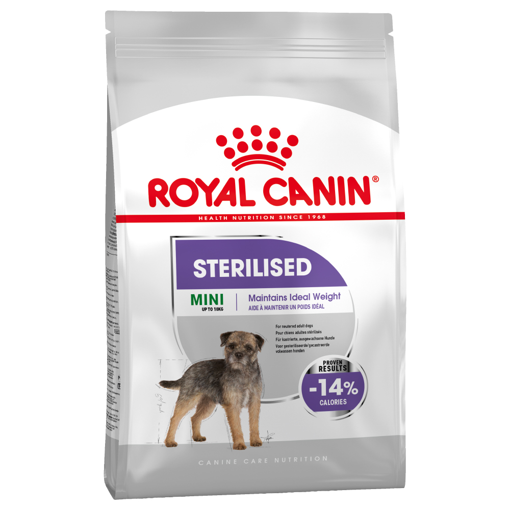 foto del prodotto royal canin mini sterilised crocchette per cane 8 kg