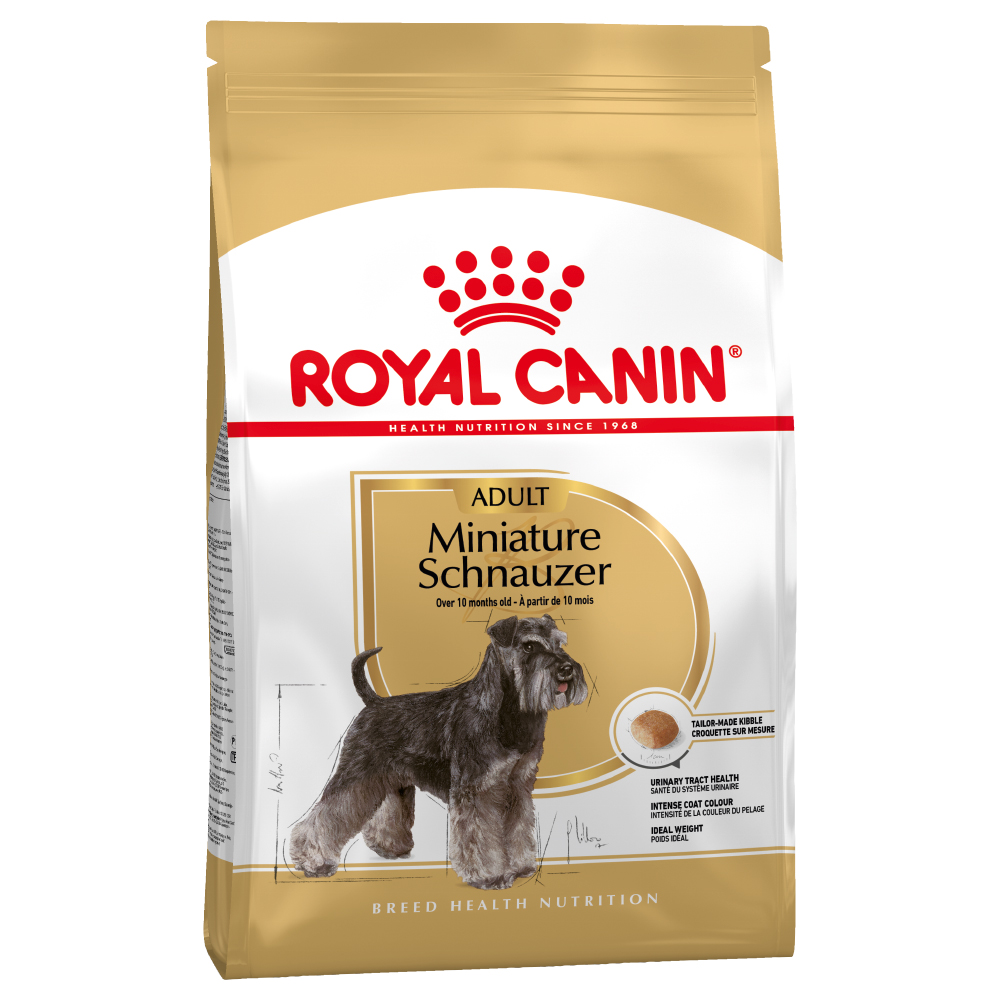 foto del prodotto royal canin miniature schnauzer adult crocchette per cane 7,5 kg