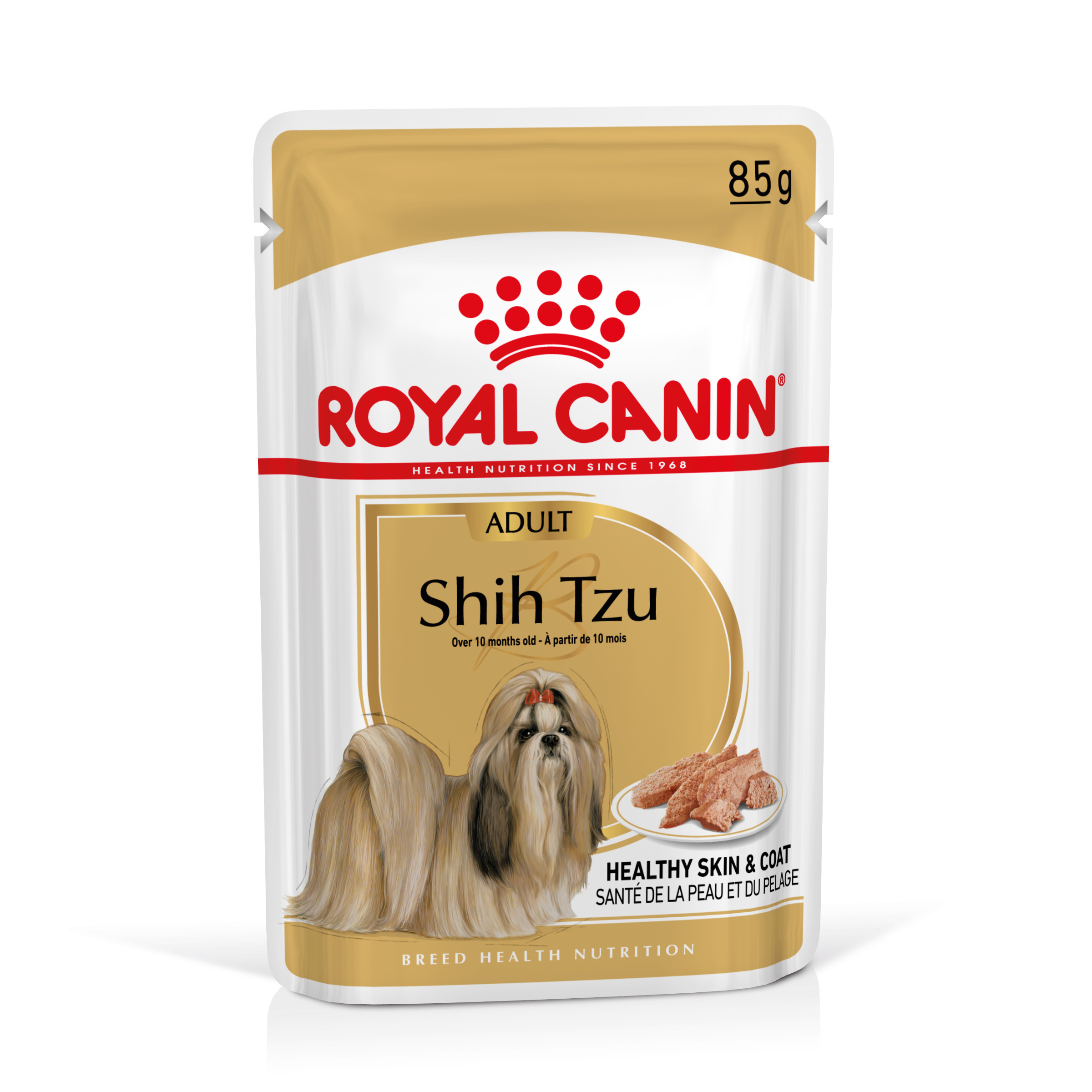 foto del prodotto royal canin shih tzu adult umido per cane 12 x 85 g