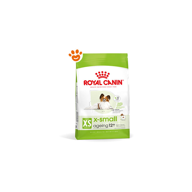 foto del prodotto royal canin shn dog x small ageing 12 shn dog x small ageing 12 sacco da 500 gr
