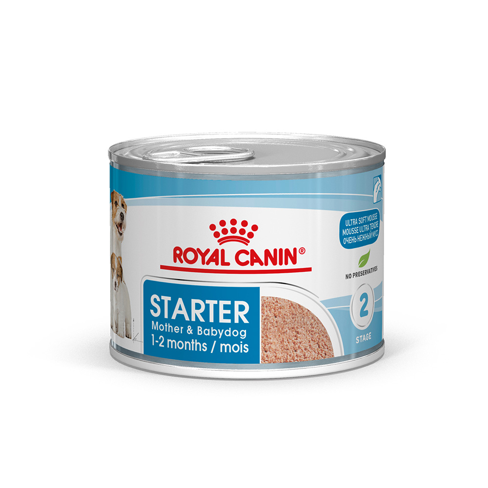 foto del prodotto royal canin starter mousse mother babydog umido per cane 12 x 195 g