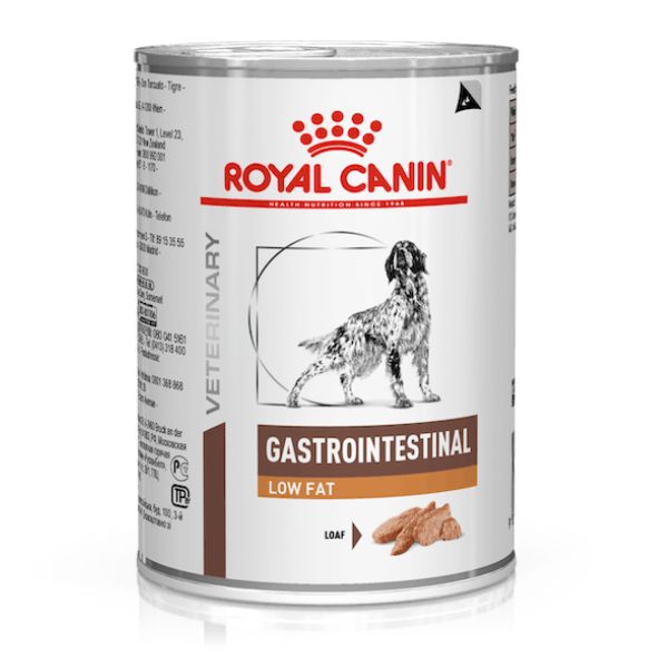 foto del prodotto royal canin veterinary diet gastrointestinal low fat pat canine 420 gr dieta veterinaria per cani 1 ordine scegli lo sconto bzr5 bzr20 200 punti fedelt 