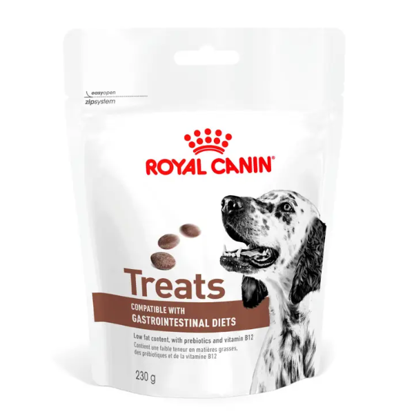 foto del prodotto royal canin veterinary diets treat gastrointestinal snack per cani 230 gr 1 ordine scegli lo sconto bzr5 bzr20 200 punti fedelt 
