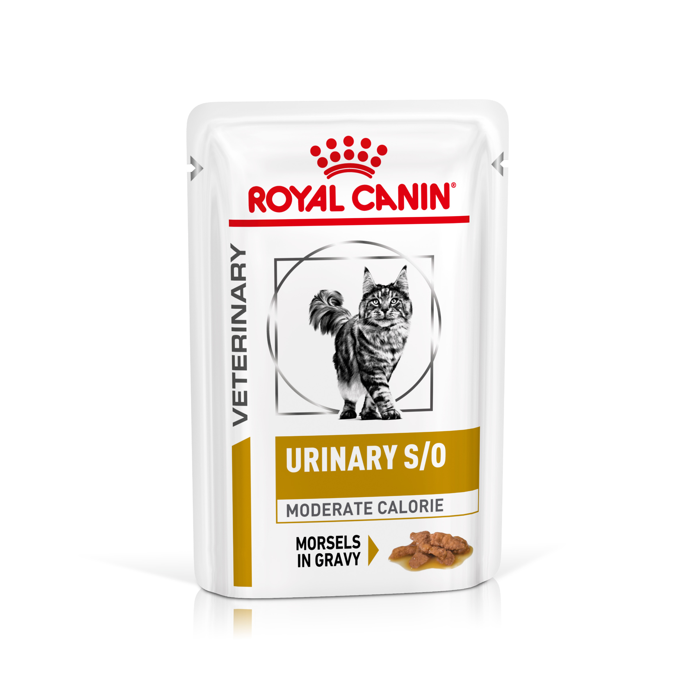 foto del prodotto royal canin veterinary feline urinary s o moderate calorie umido in salsa per gatti - 12 x 85 g