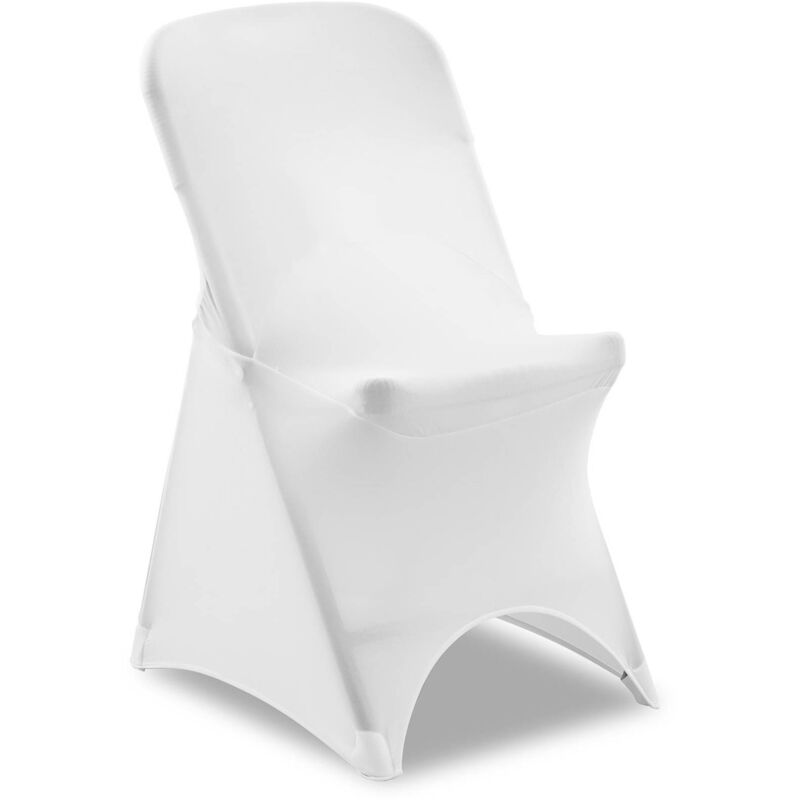 foto del prodotto royal catering coprisedia elasticizzato rivestimento sedie in elastan bianco elegante