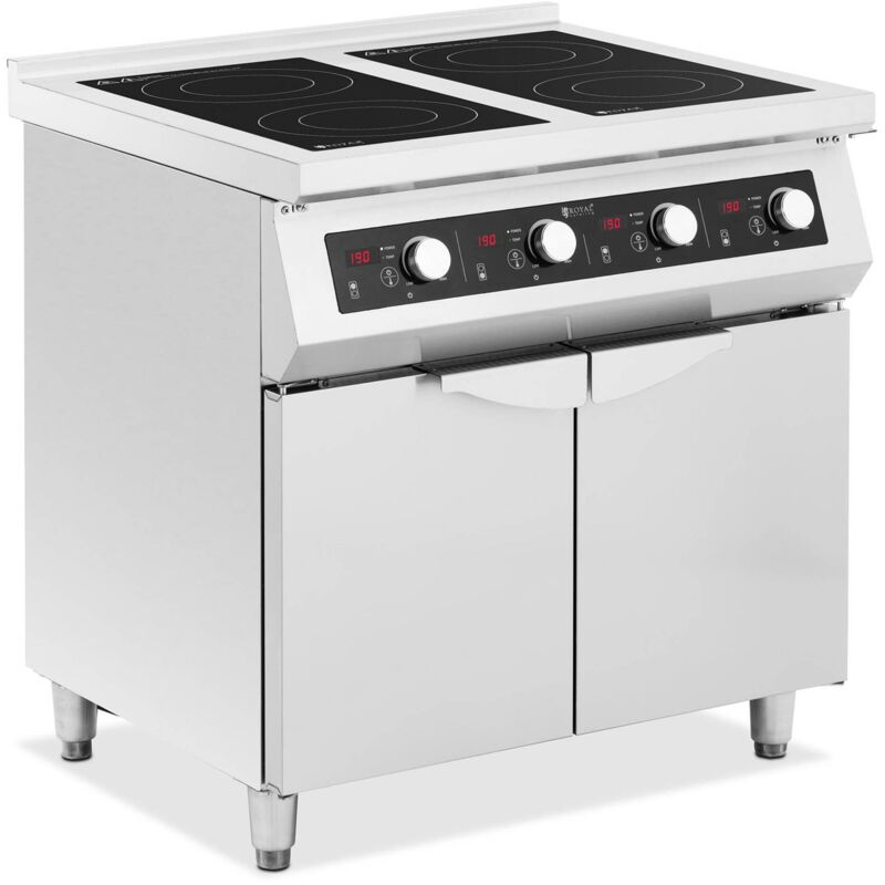foto del prodotto royal catering cucina a induzione 17000 w 4 superfici di cottura 60 240 c spazio di
