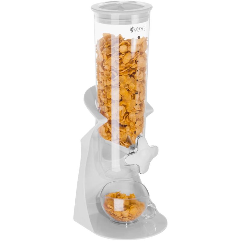 foto del prodotto royal catering dispenser per cereali 1 contenitore da 1 5 litri per ciotole fino a 8 5 cm