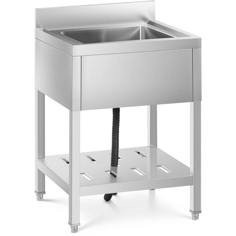 foto del prodotto royal catering lavello in acciaio inox cucina professionale lavandino ristorante 40x40x25,5cm
