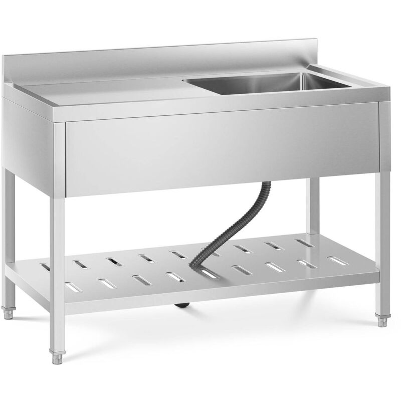foto del prodotto royal catering lavello in acciaio inox cucina professionale lavandino ristorante 49x42x24,5cm