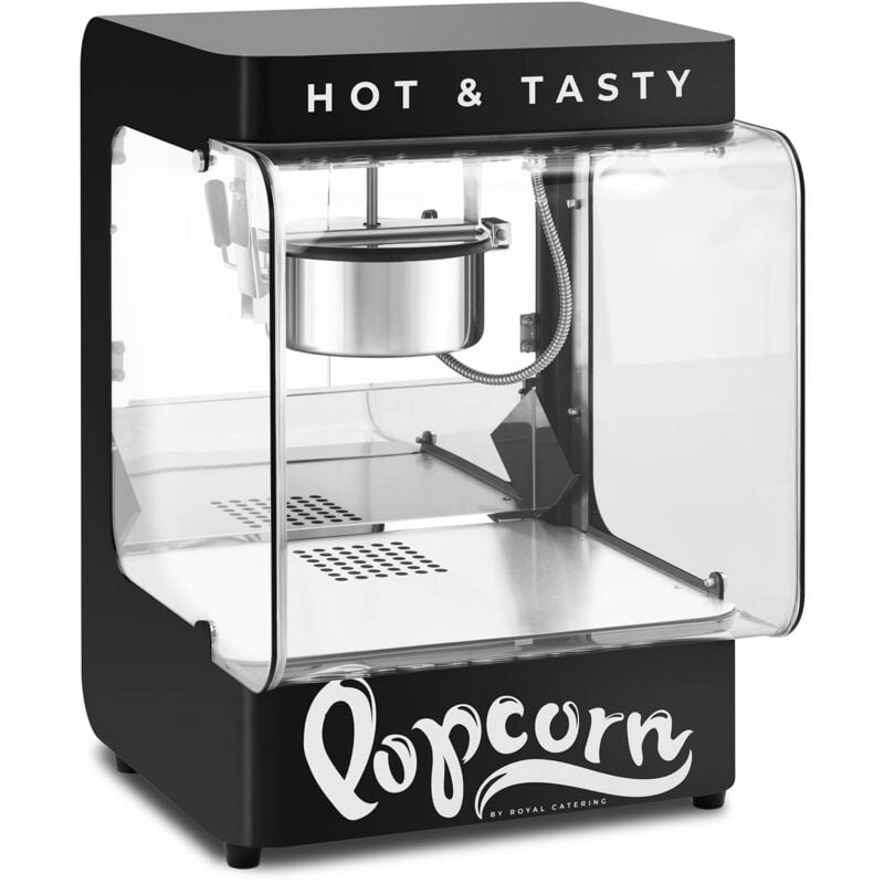 foto del prodotto royal catering macchina per pop corn professionale design retr 18 l h 1,2 l nera