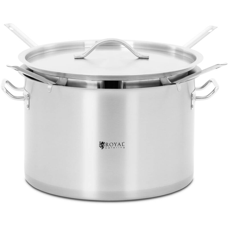 foto del prodotto royal catering pentola per pasta 4 cestelli 31 l pentola pasta casseruola