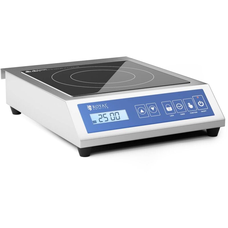 foto del prodotto royal catering piastra a induzione fornelli induzione piastra di cottura touch 28 cm 60 240 c