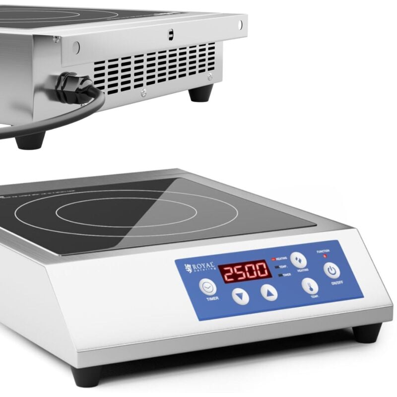 foto del prodotto royal catering piastra ad induzione fornelli a induzione piastra di cottura 28 cm 60 240 c
