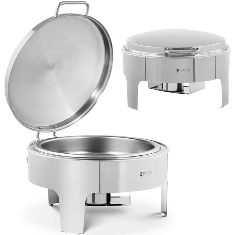 foto del prodotto royal catering scaldavivande da tavolo tondo per pasta con coperchio, diam. 39 centimetri 5,8 l