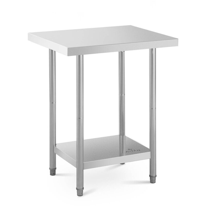 foto del prodotto royal catering tavolo acciaio inox rcsscb 76x61 e 76 x 61 cm capacit di carico 480 kg